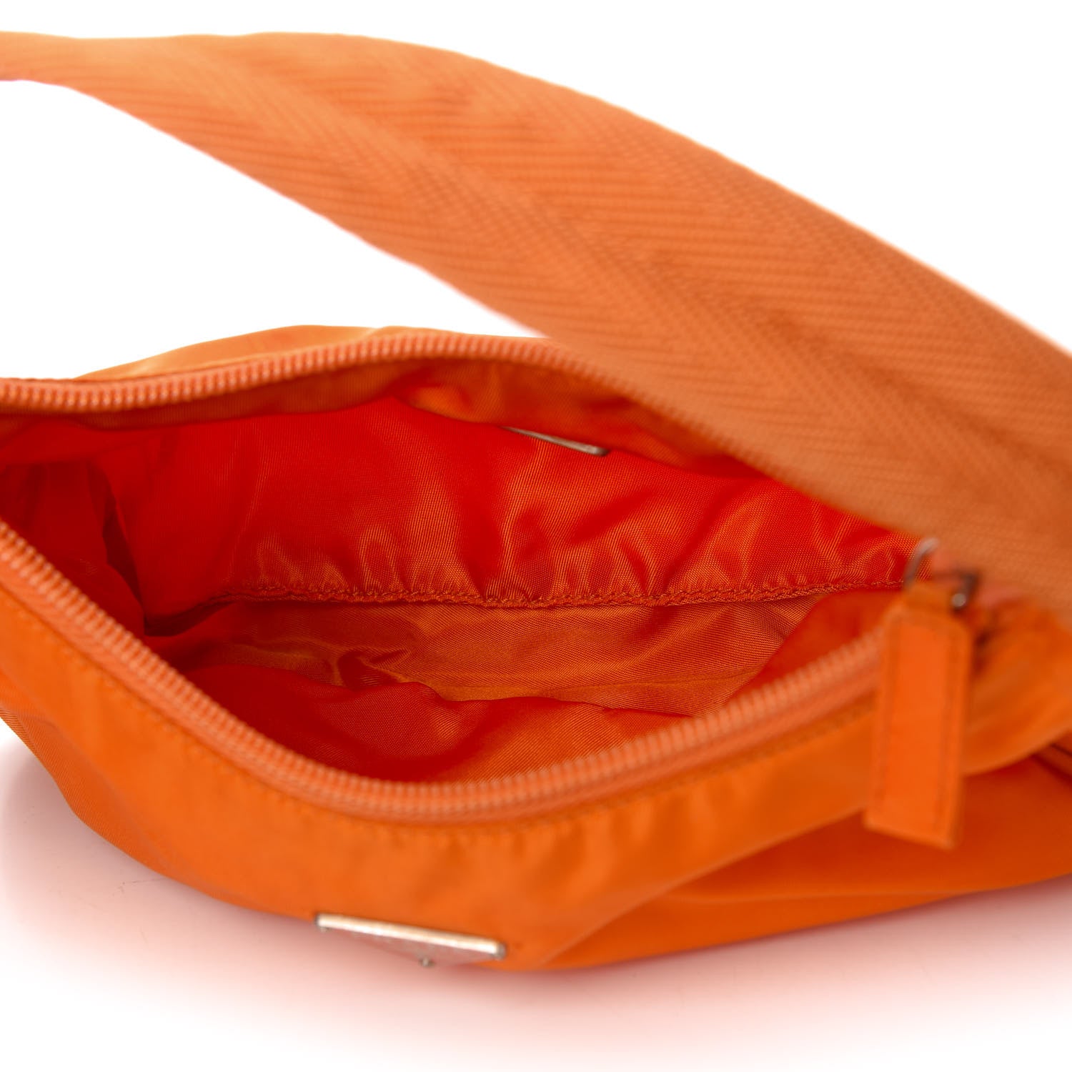 Prada Tessuto Nylon Sport Shoulder Bag Orange 5 of 10