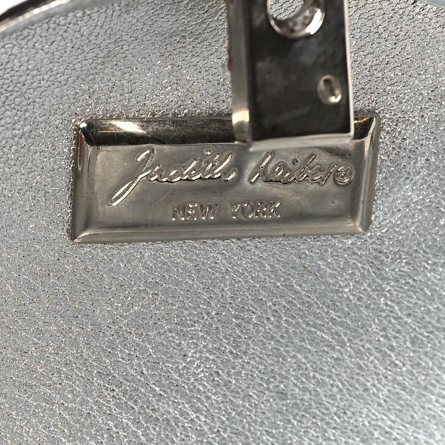 Judith Leiber Swarovski Crystal Minaudiere Clutch Silver 6 of 10