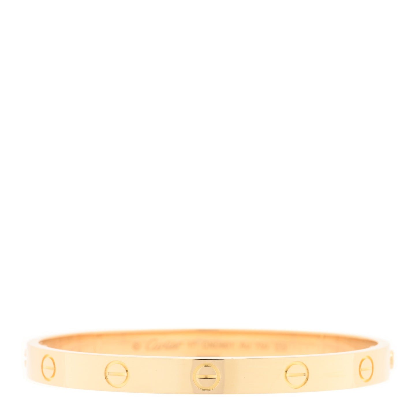 18K Yellow Gold LOVE Bracelet 17