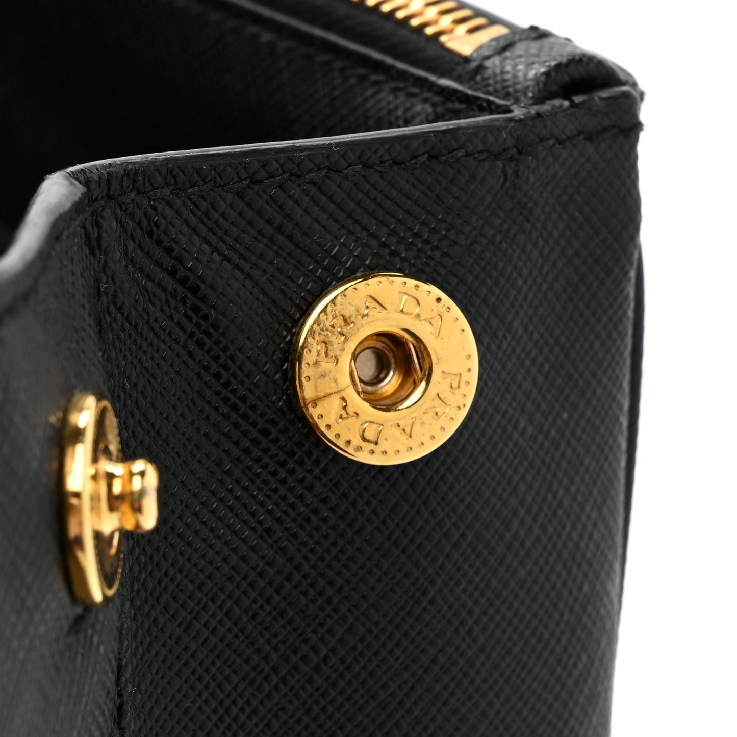 Saffiano Lux Large Galleria Double Zip Tote Black