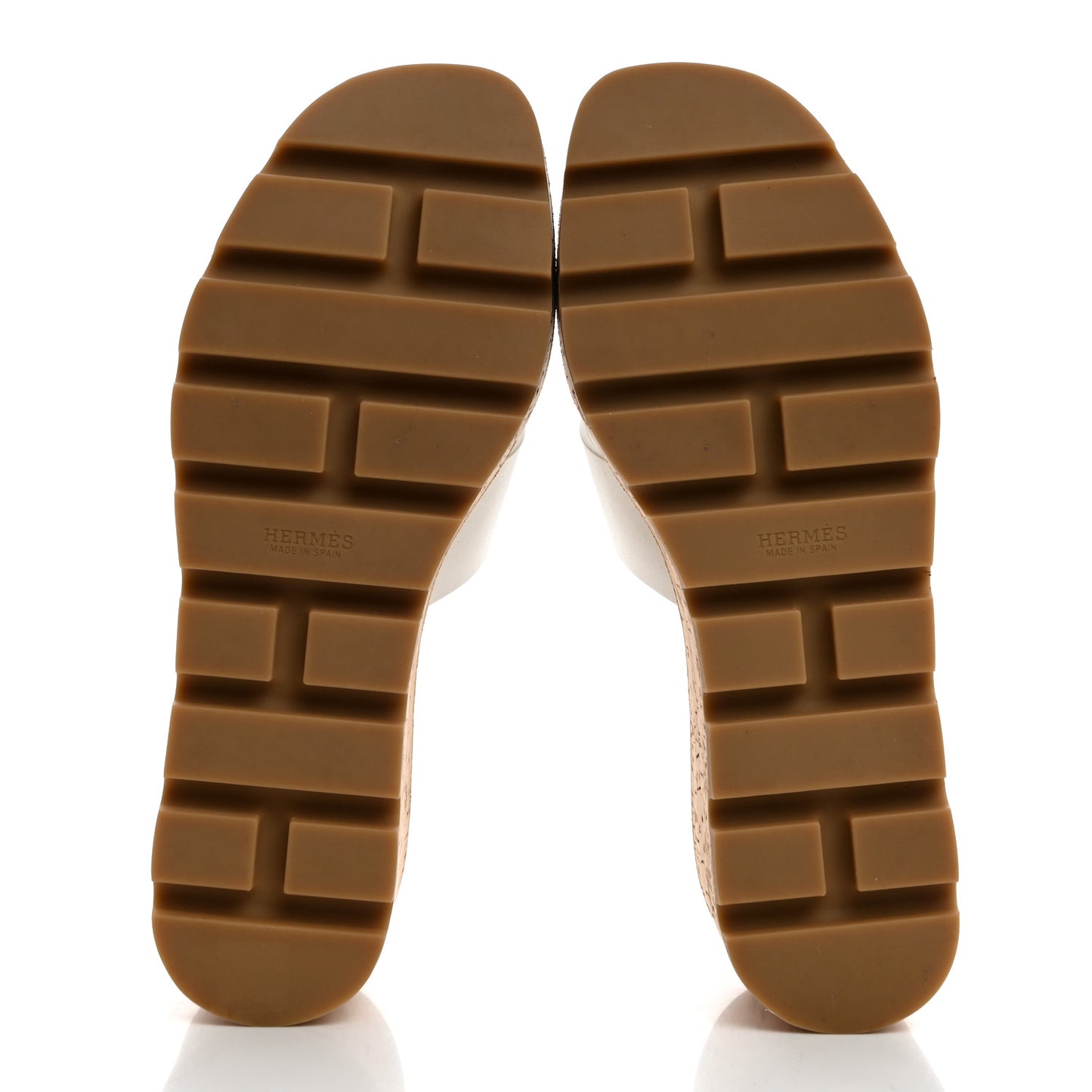 Calfskin Cork Eze 30 Sandals 37 White