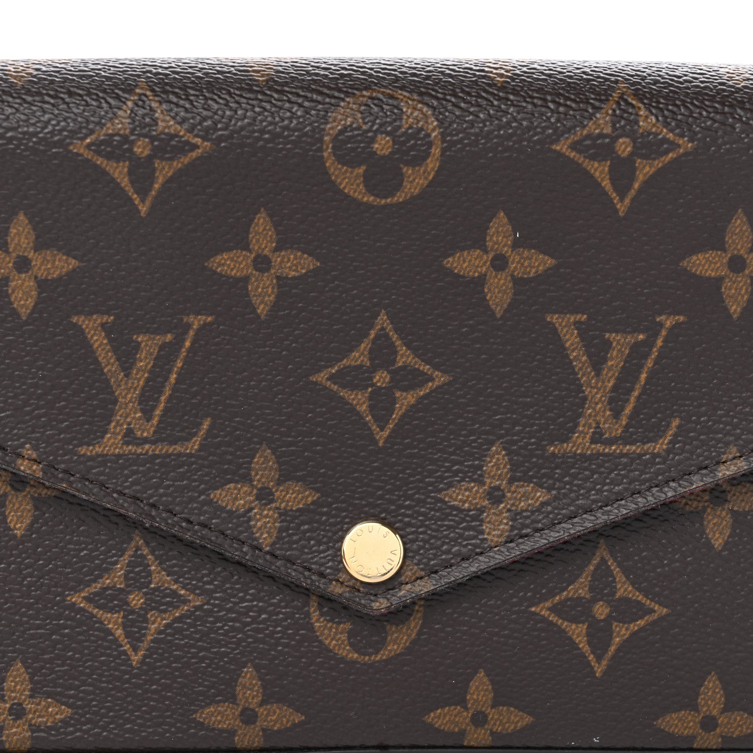 Louis Vuitton Monogram Pochette Felicie Chain Wallet Fuchsia 8 of 11