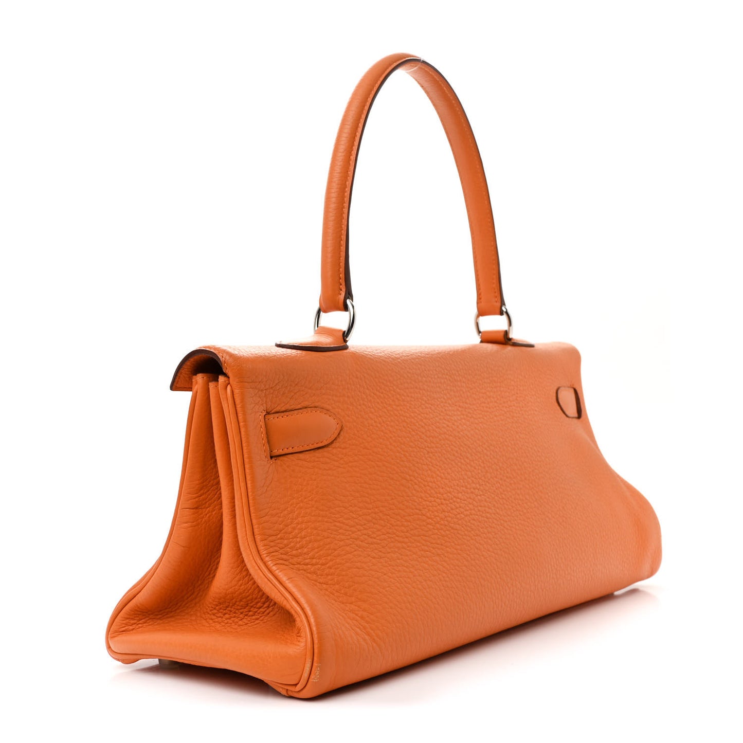 Taurillon Clemence Shoulder Kelly 40 Orange