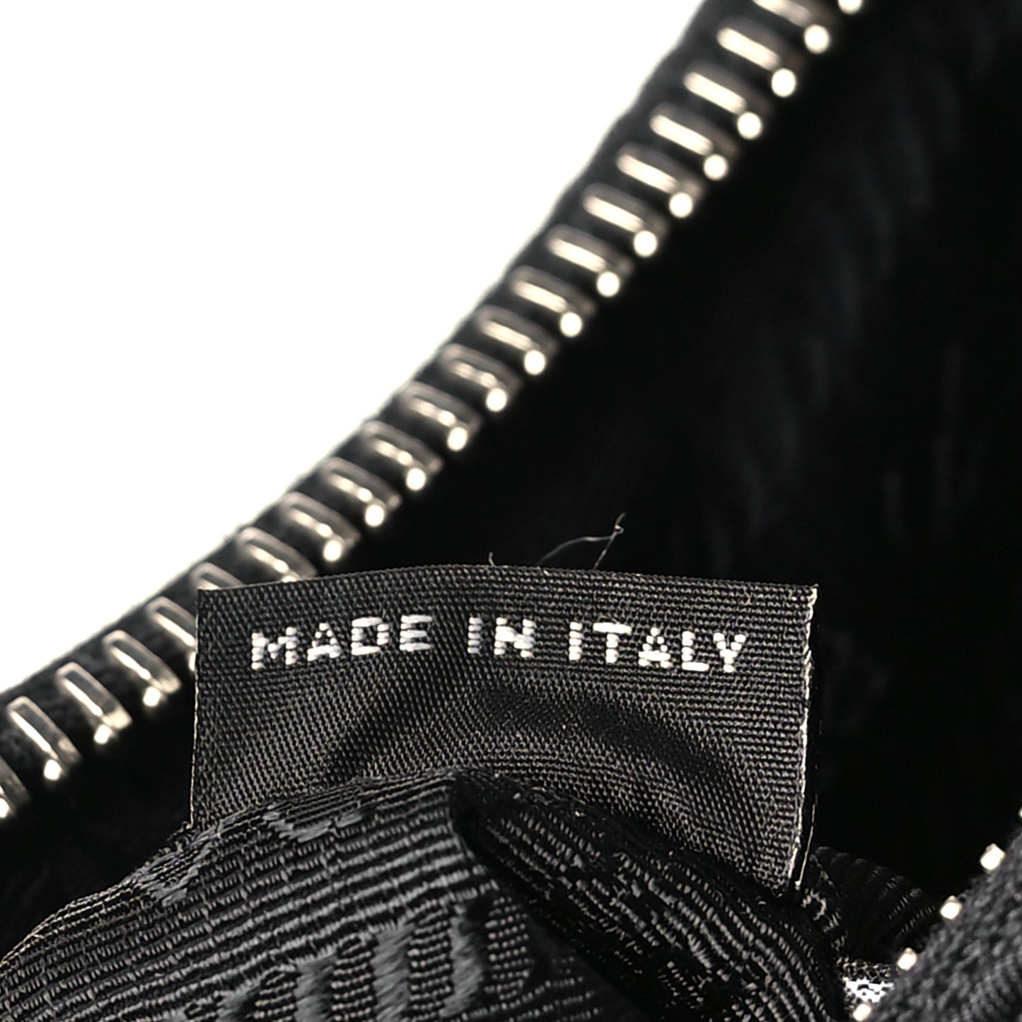 Tessuto Nylon Saffiano Mini Re-Edition 2005 Bag Black