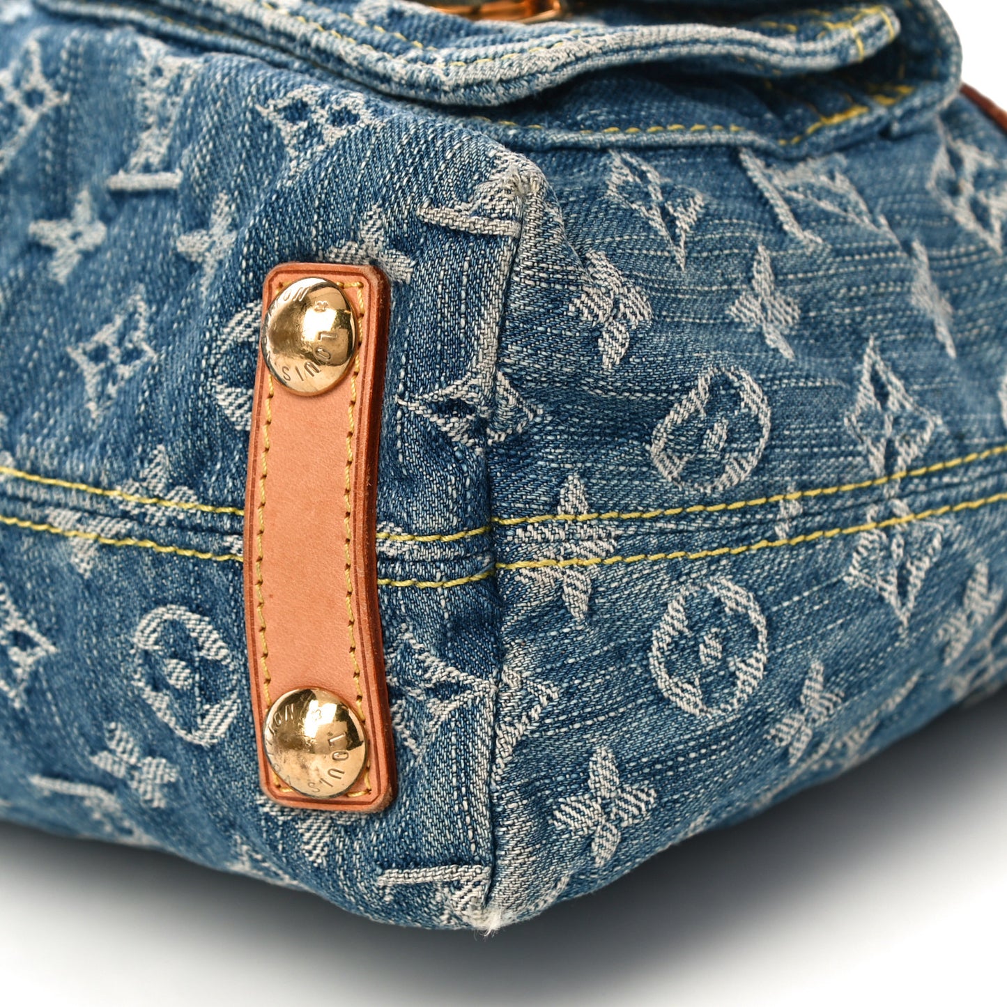Monogram Denim Baggy PM Blue