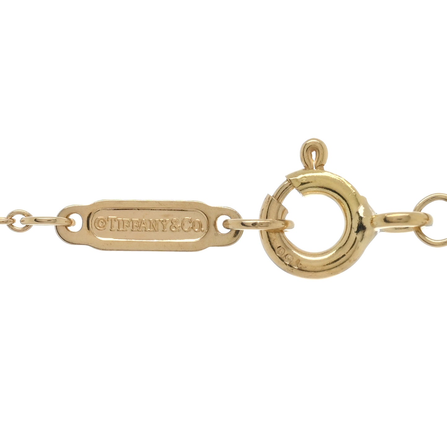 18K Yellow Gold 1837 Interlocking Circles Pendant Necklace
