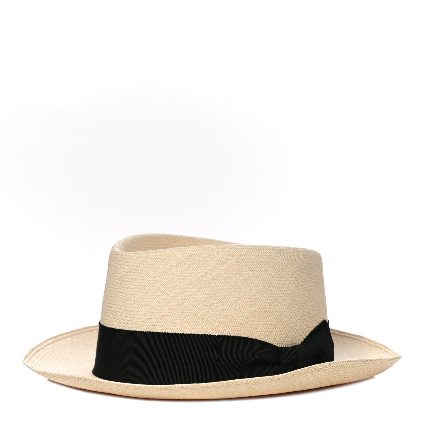 Straw Mens Rio Panama Hat 58 Natural Black