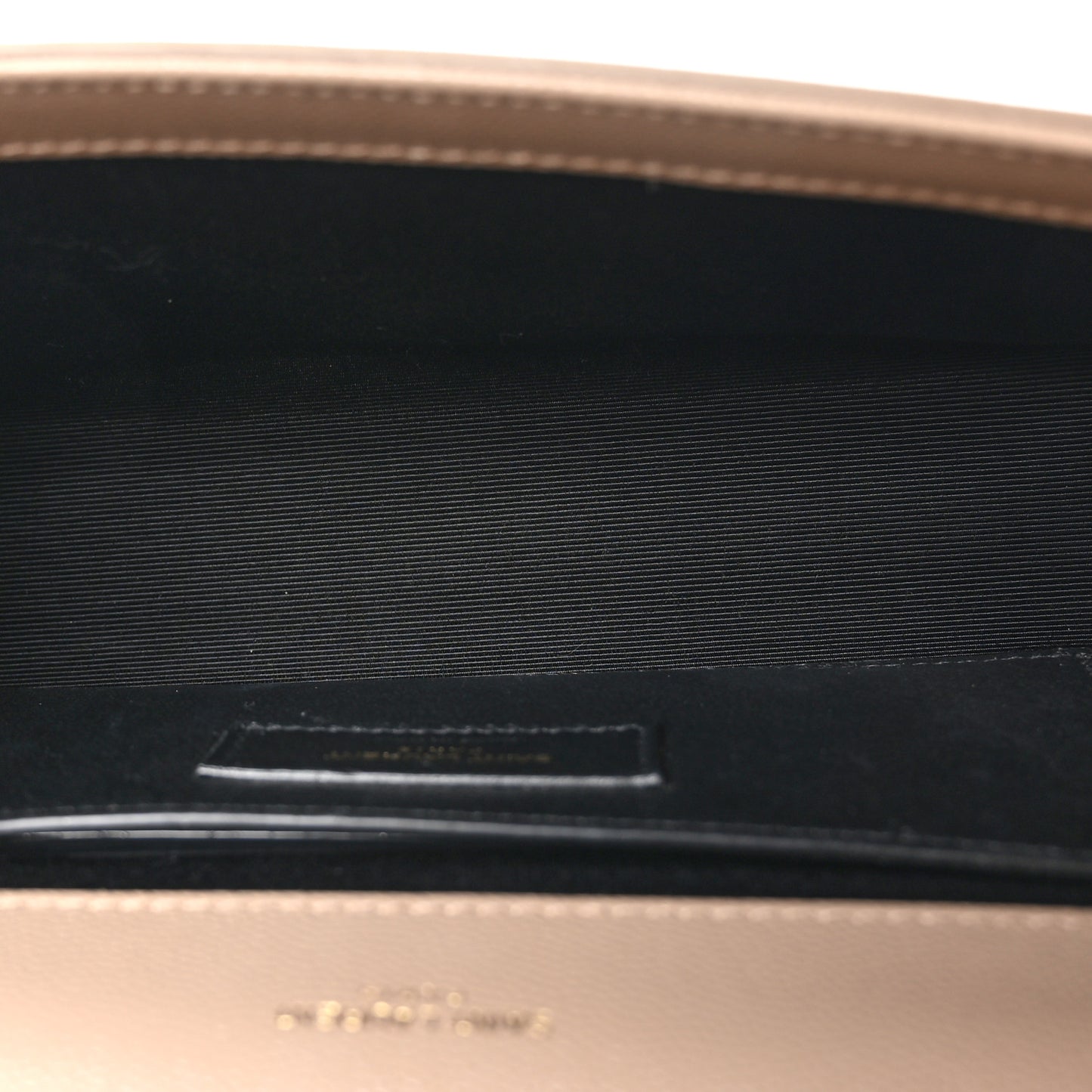 Grain De Poudre Small Monogram Kate Satchel Dark Beige