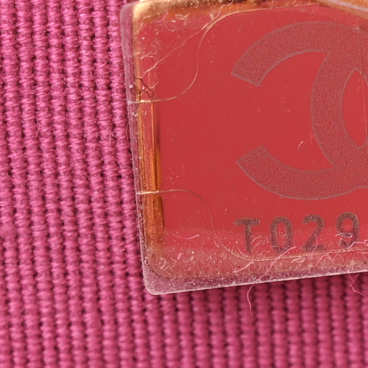 Velvet Camellia Embossed Mini Square Flap Pink