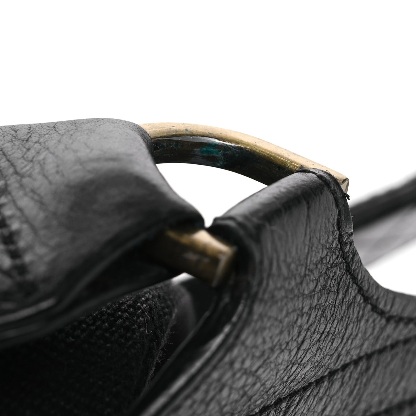Natural Grain Calfskin Antony Messenger Crossbody Black