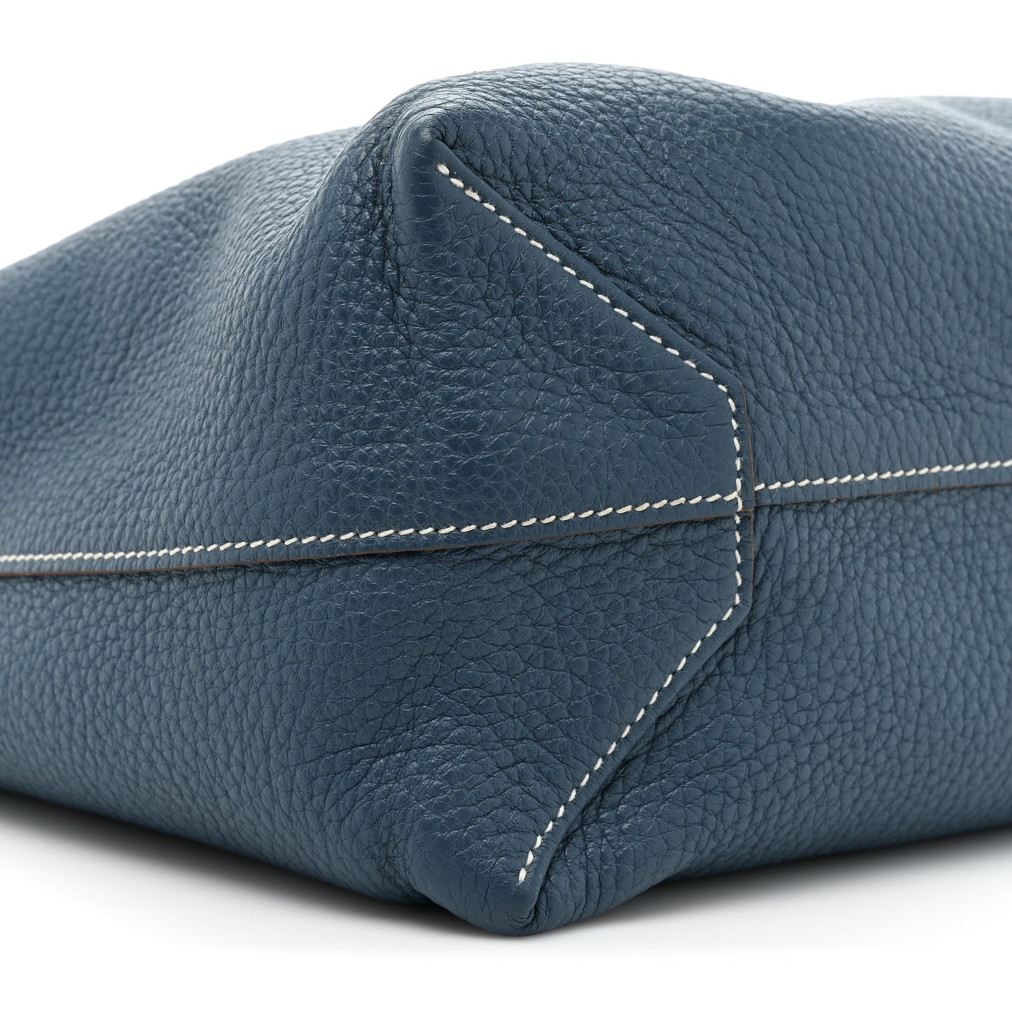 Taurillon Clemence Double Sens 36 Reversible Tote Menthe Colvert