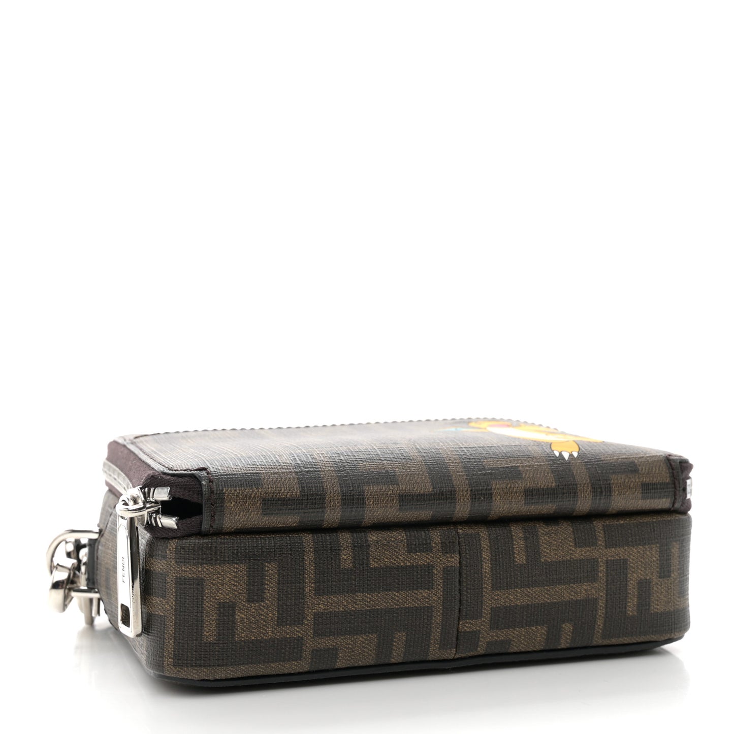 X FRGMT X POKEMON Glazed Fabric FF Pokemon Print Camera Case Tobacco Moro Giallo