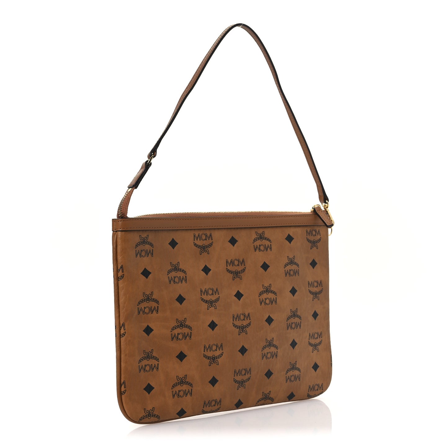 Visetos Liz Shopper Tote Pouch Cognac