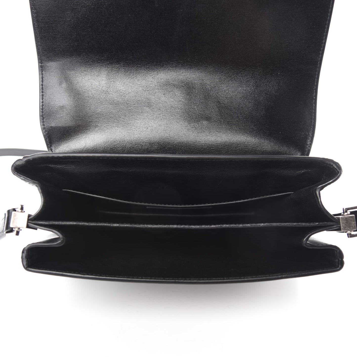 Patent Embossed Small Le Monogramme Satchel Black