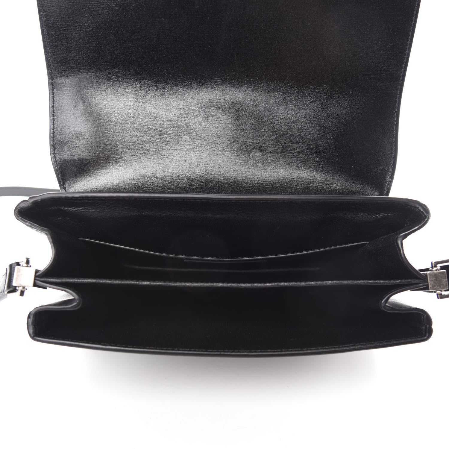Saint Laurent Patent Embossed Small Le Monogramme Satchel Black 5 of 12