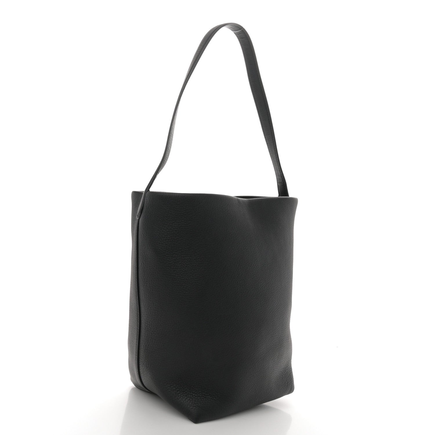 The Row Grained Calfskin Medium N/S Park Tote Black 3 of 10