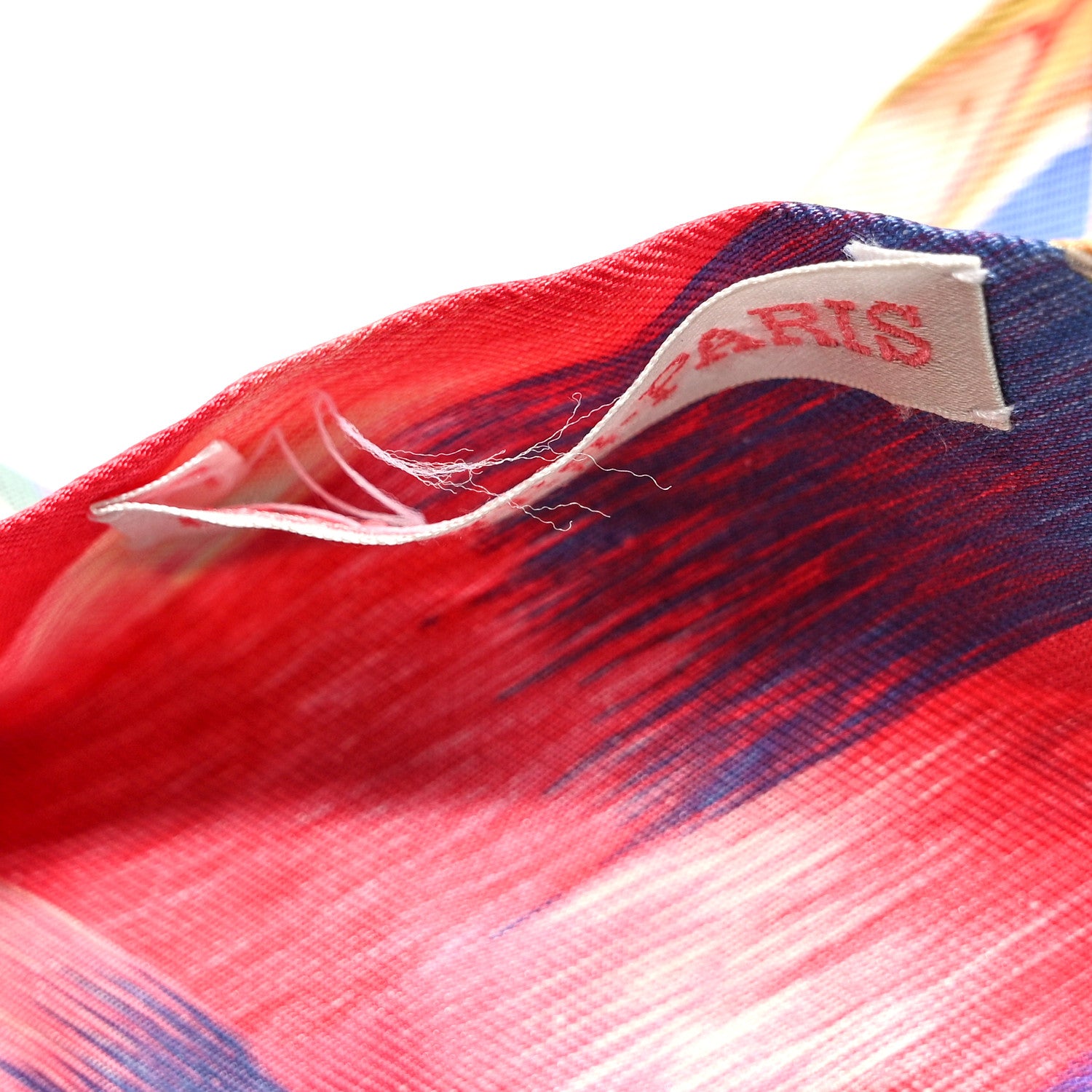 Hermes Silk Marble Silk Twilly Rose Vert Violet 5 of 5