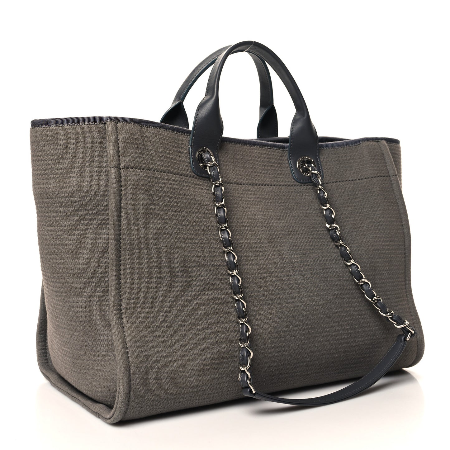 Mixed Fibers Medium Deauville Tote Grey
