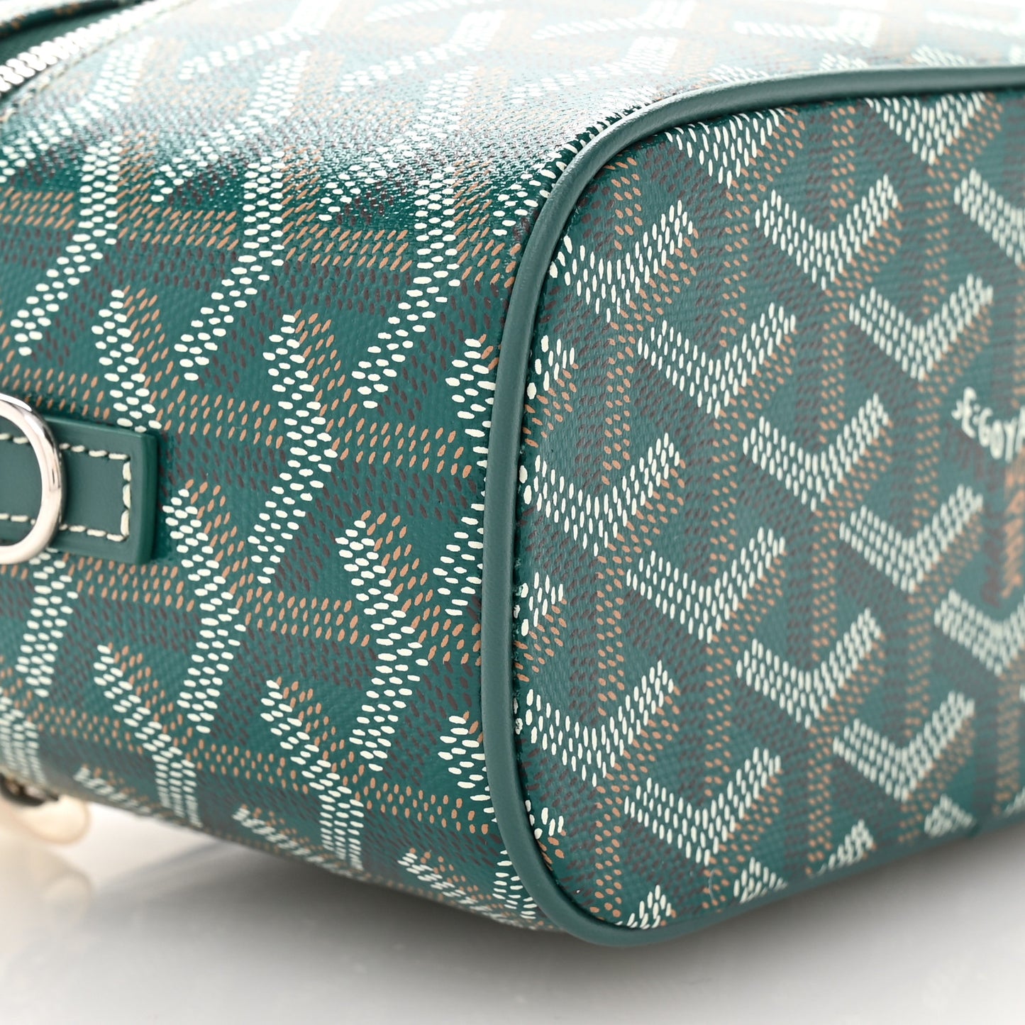 Goyardine Muse Mini Vanity Case Green