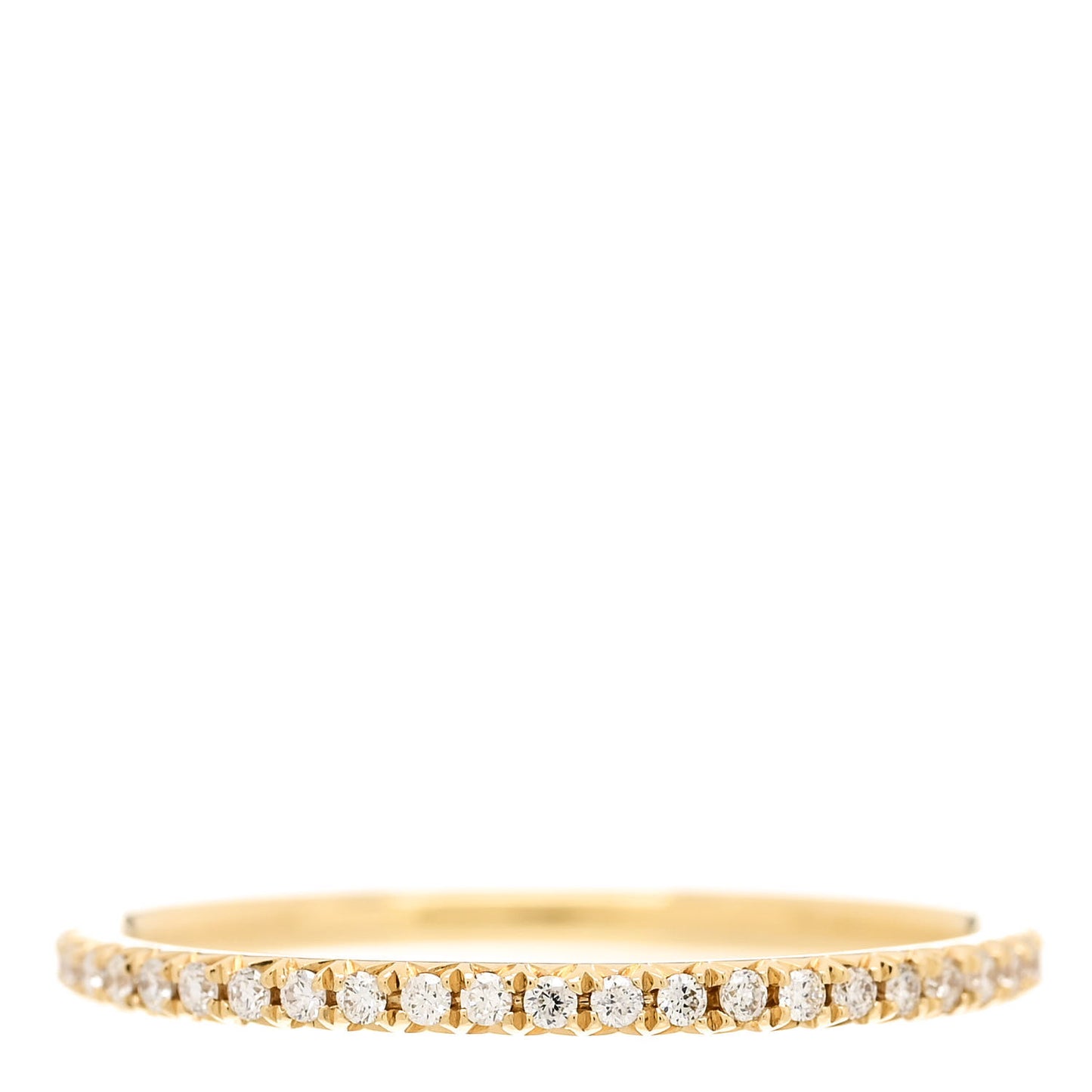 18K Yellow Gold Diamond Eternity Ring 53 6.5