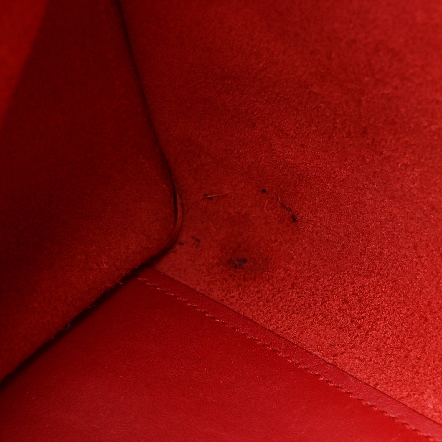 Saint Laurent Calfskin Small Monogram Cabas Lipstick Red 12 of 25