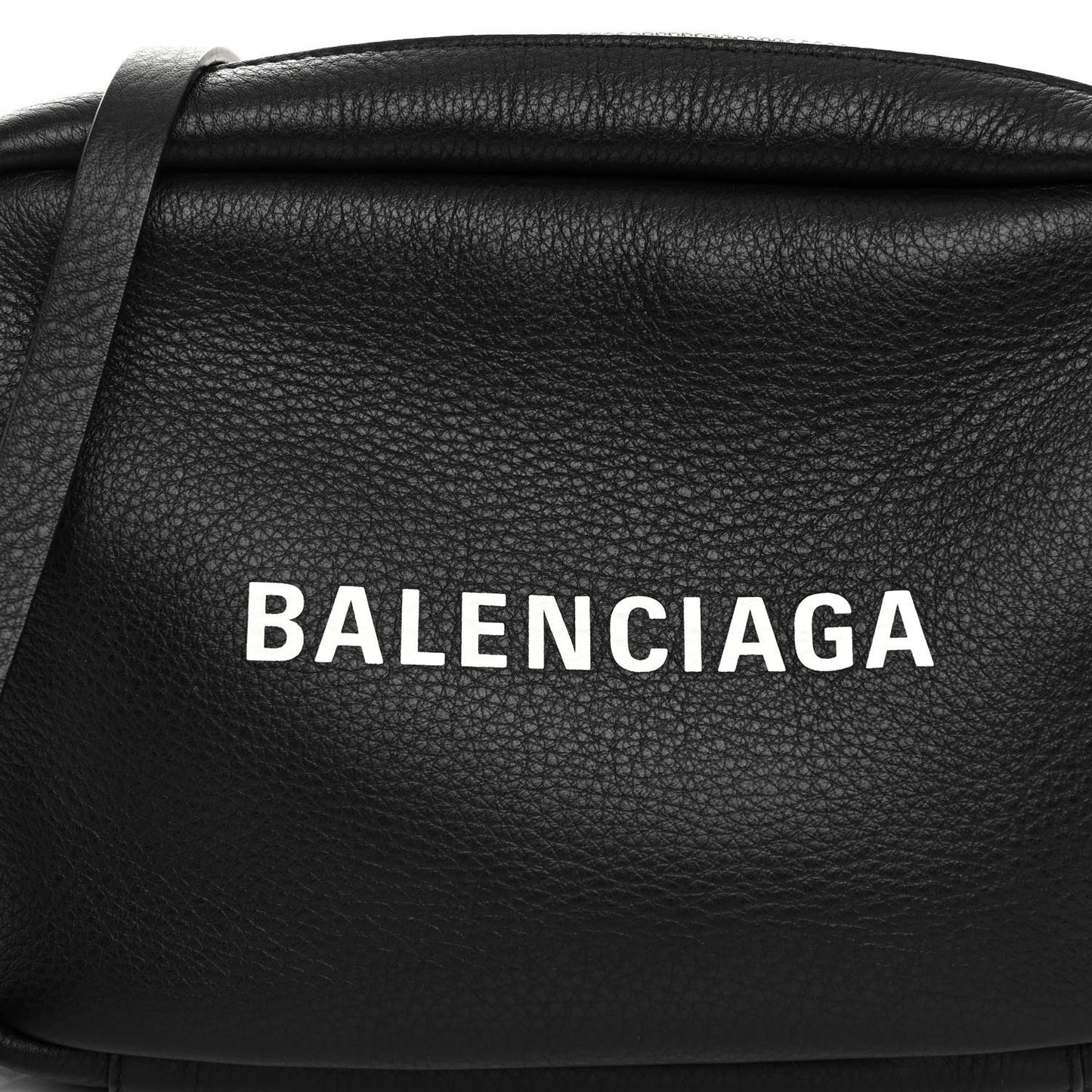 Calfskin Logo XS Everyday Camera Bag Black