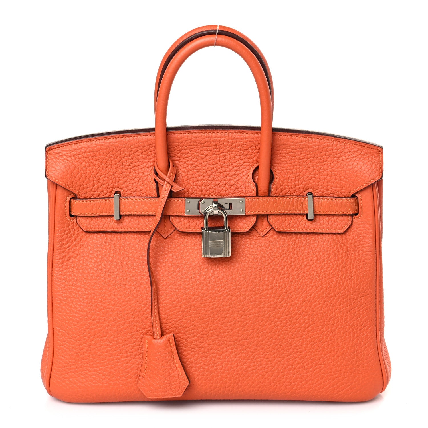 Hermes Togo Birkin 25 Orange 1 of 9