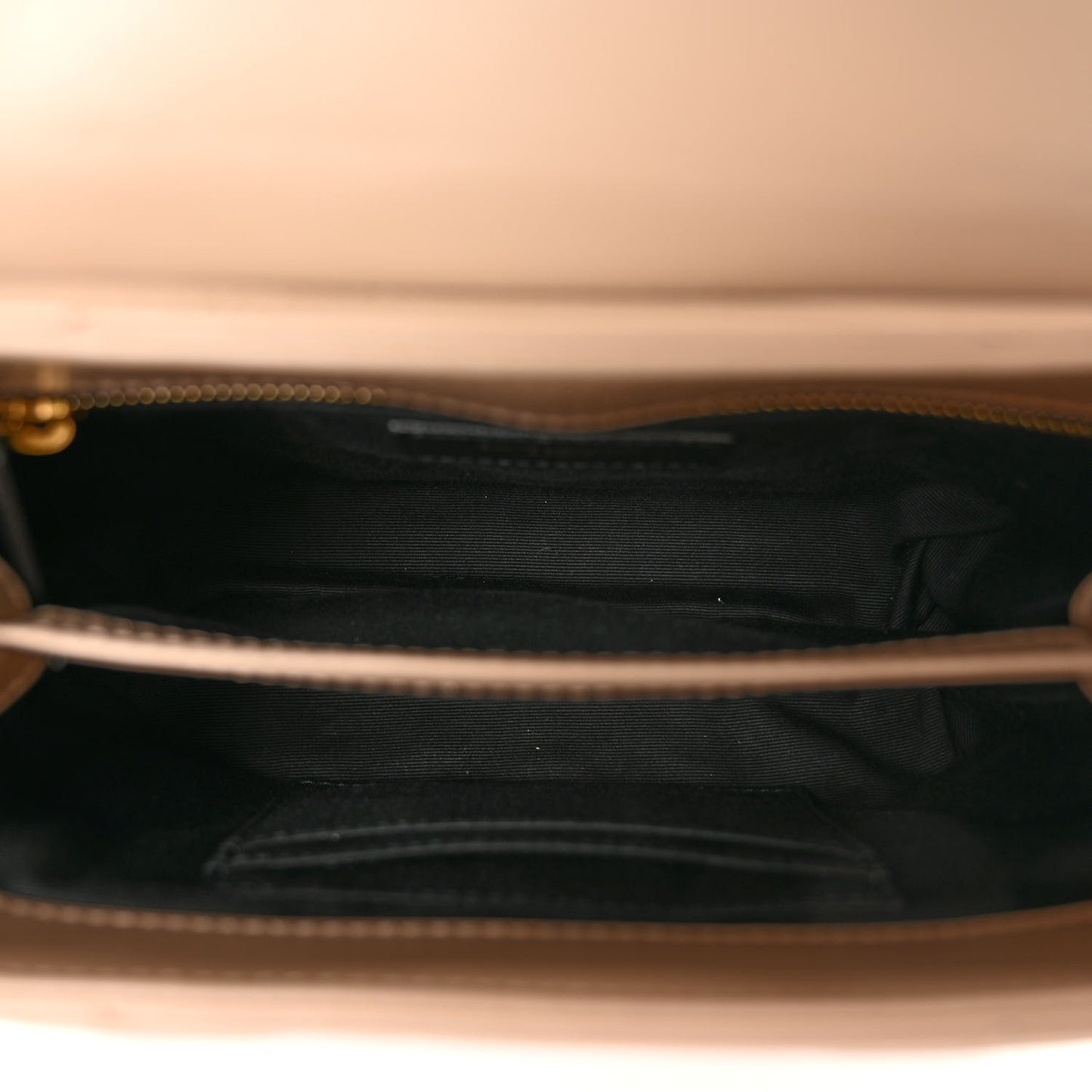 Calfskin Y Quilted Monogram Toy Loulou Crossbody Bag Dark Beige