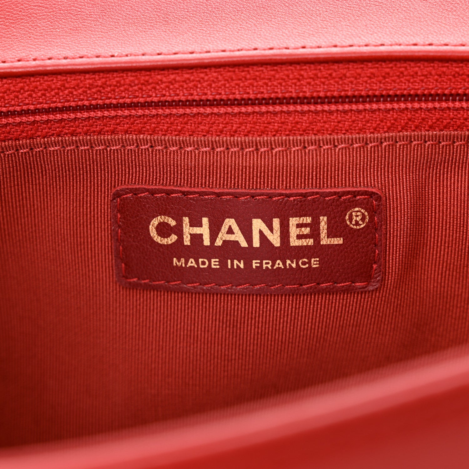 Chanel Lambskin Quilted New Medium Boy Flap Red 6 of 12