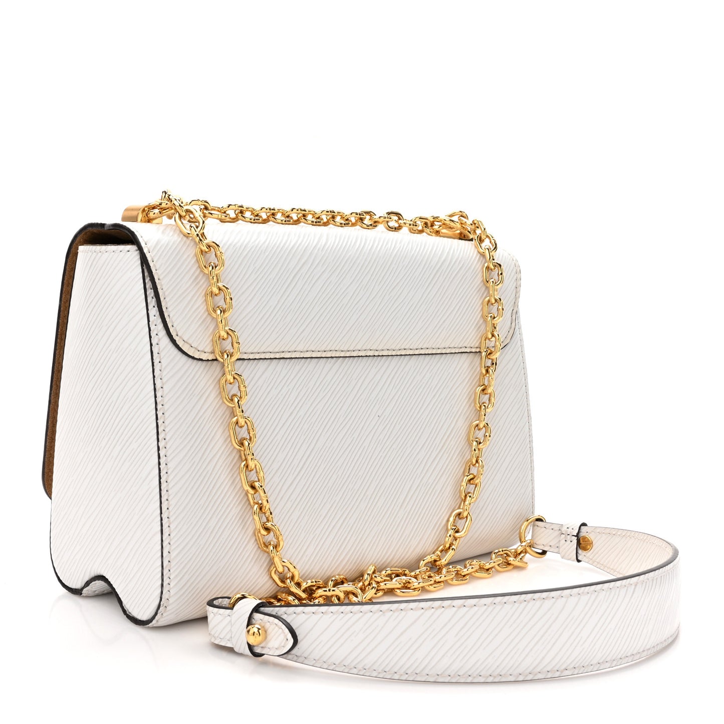 Epi Twist Shoulder Bag MM White