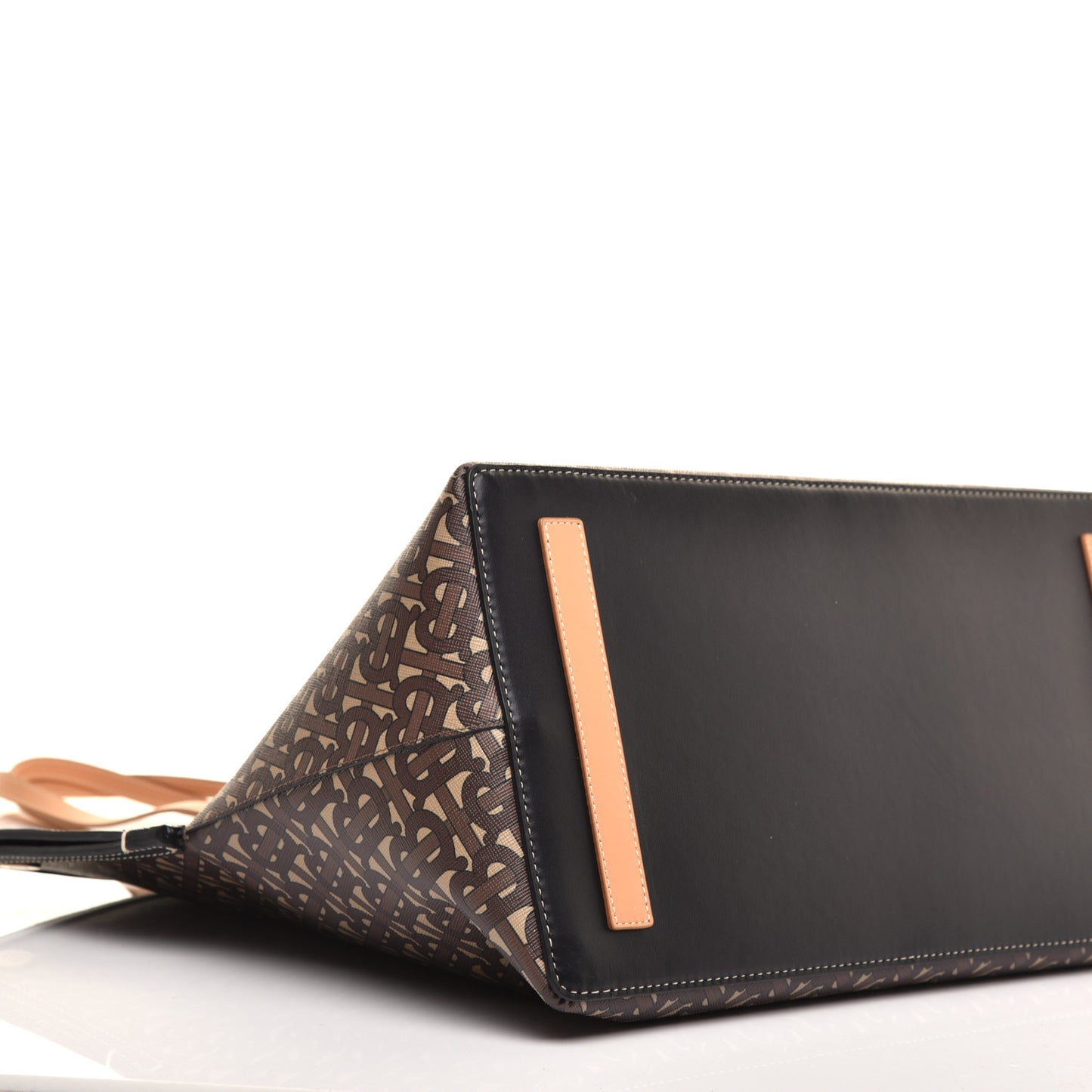 E-Canvas Monogram Large Society Tote Bridle Brown