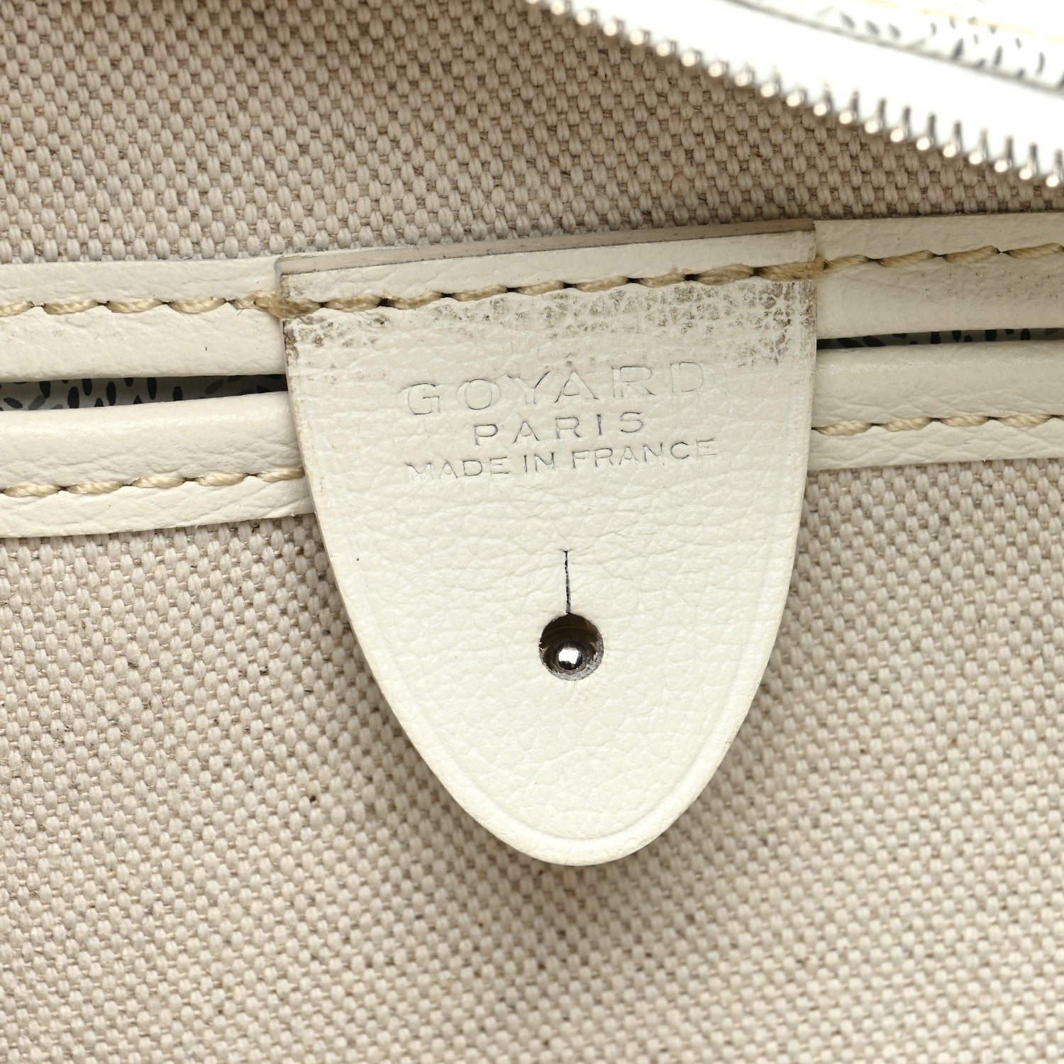 Goyard Goyardine Artois PM White 6 of 10