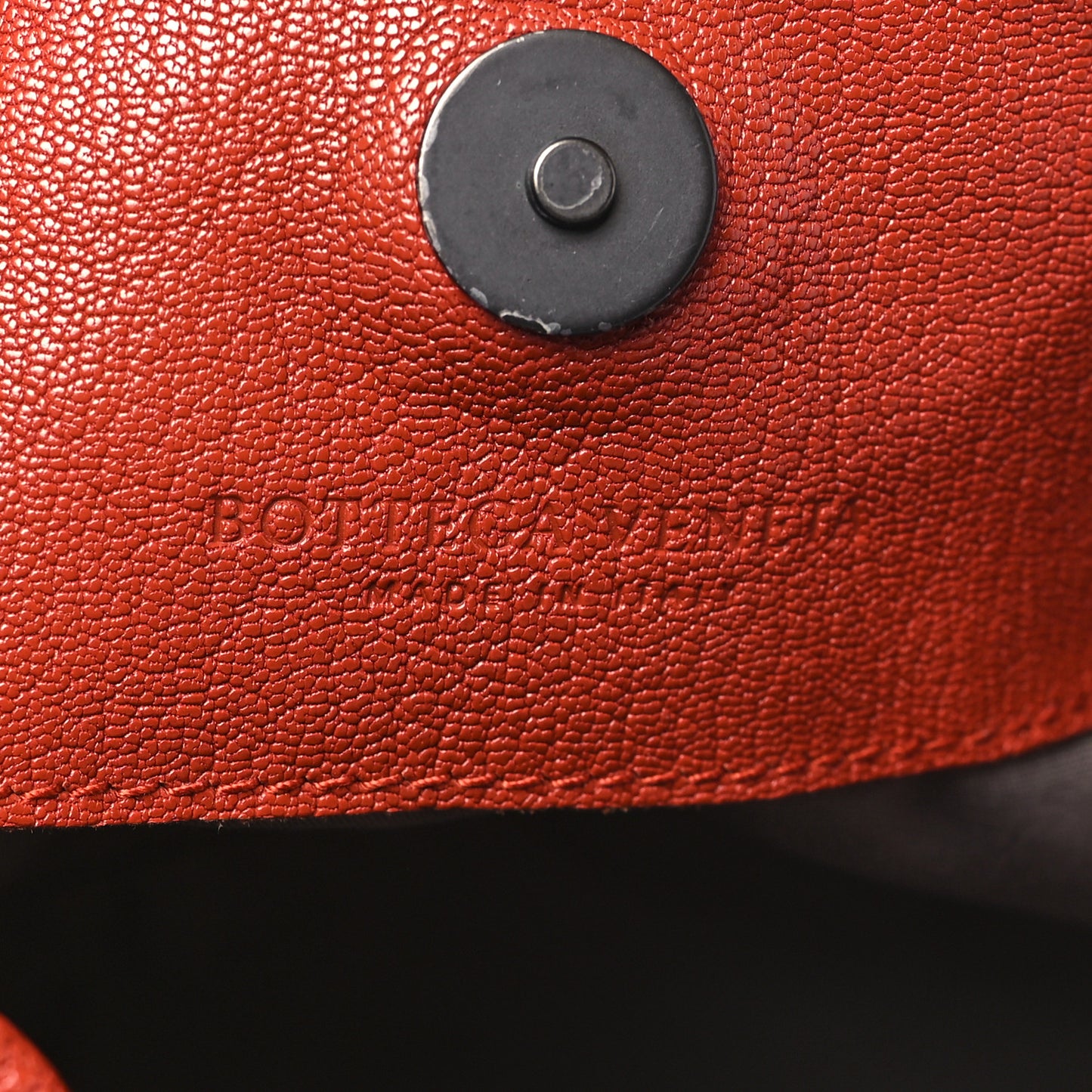 Nappa Intrecciato Woven Tote Terracota