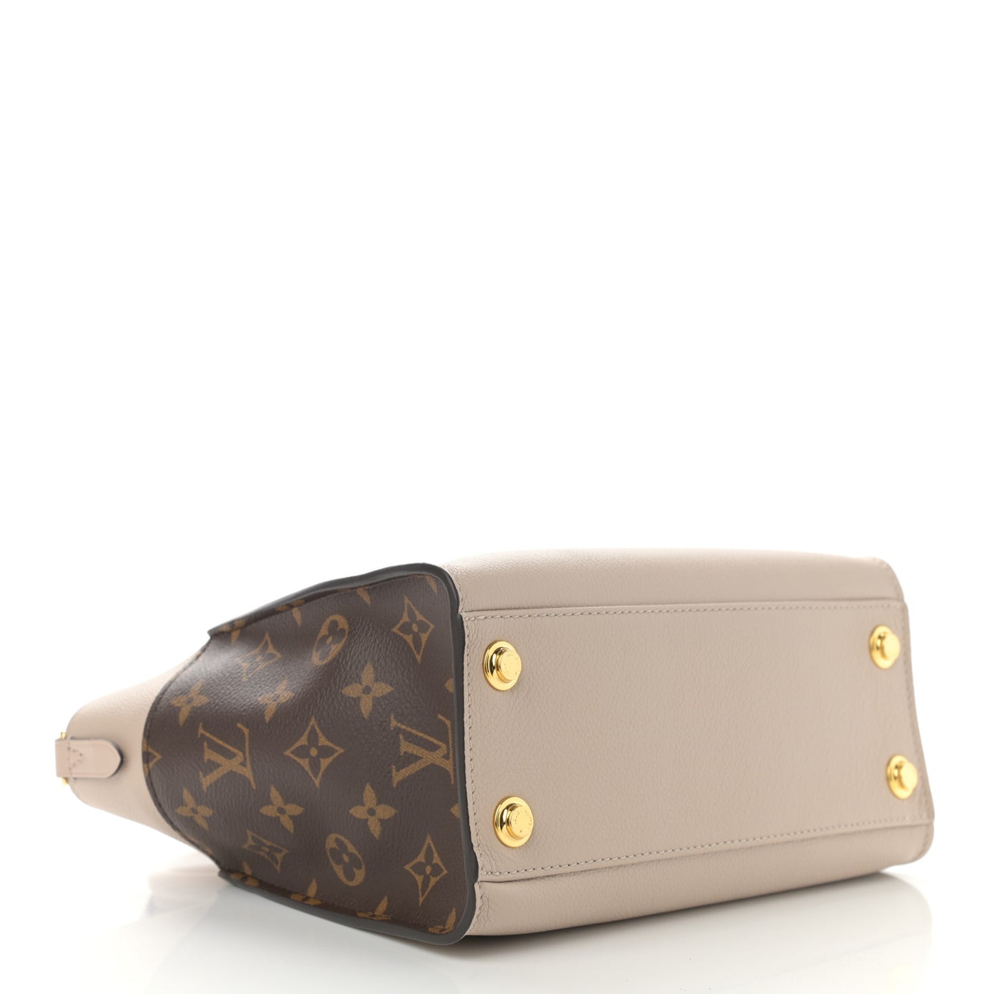 Calfskin Monogram On My Side PM Greige