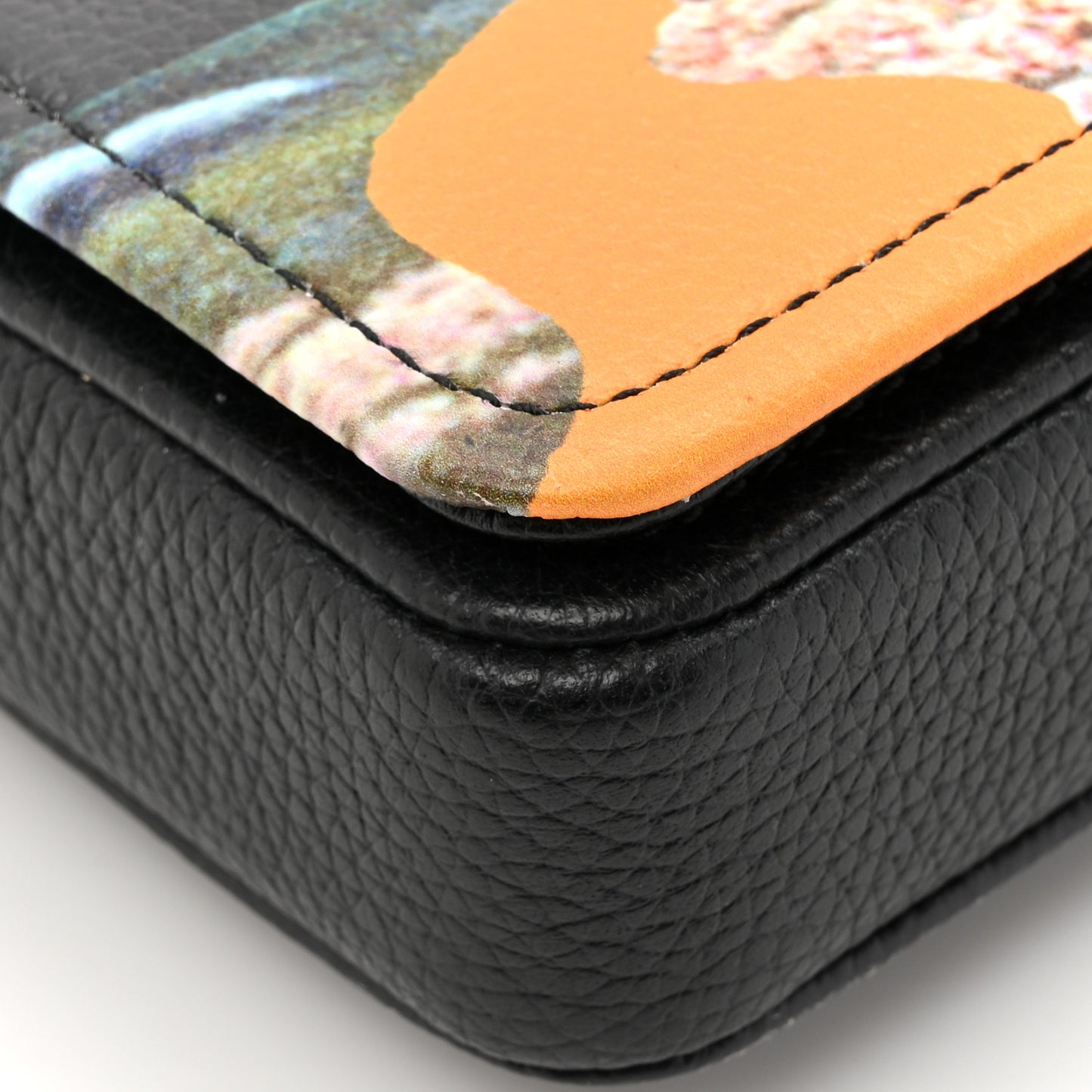 X WIZARD OF OZ Grained Calfskin Emerald City The Mini Bag Black Multicolor