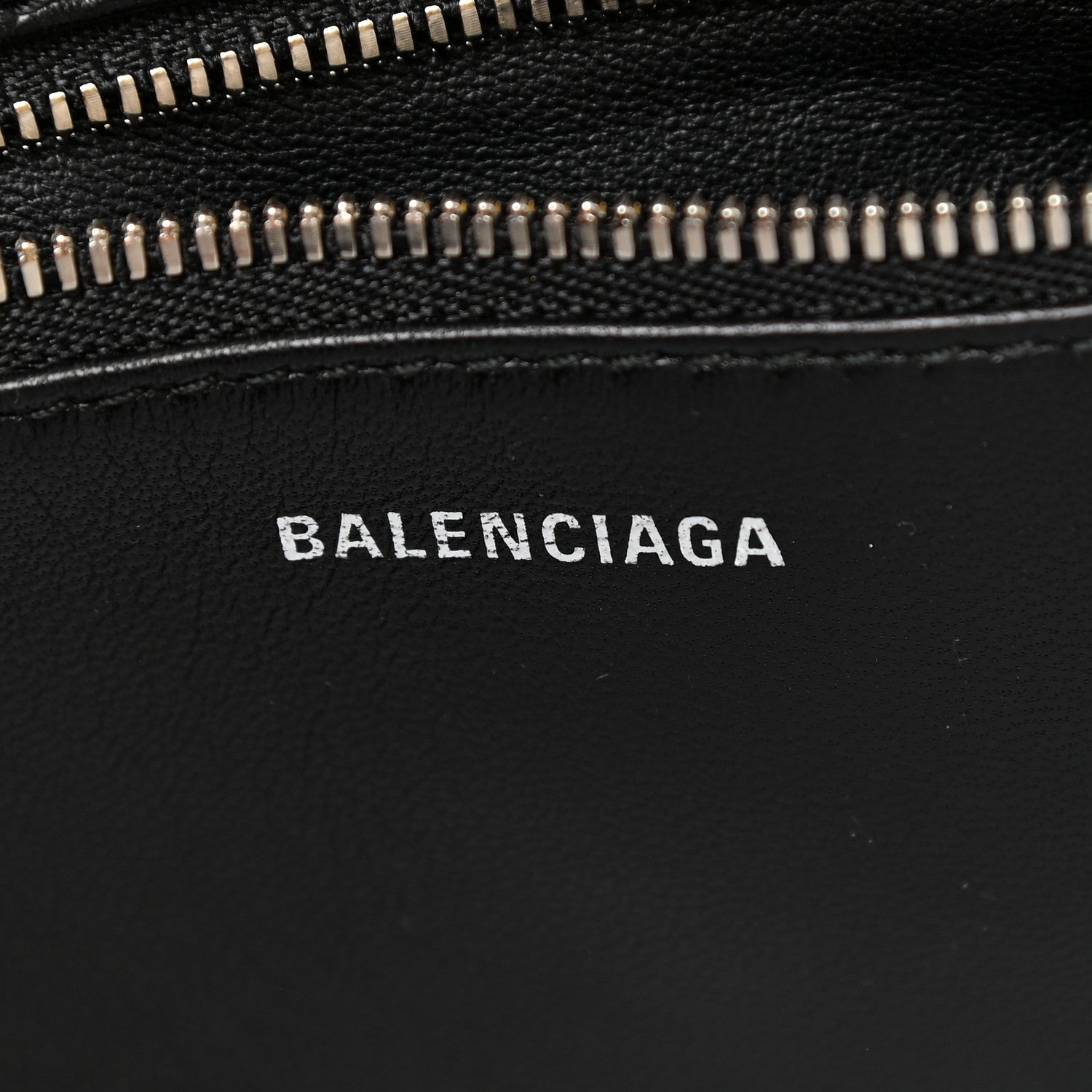 Balenciaga Shiny Day Calfskin Logo XS Triangle Duffle Jaune Black 6 of 10