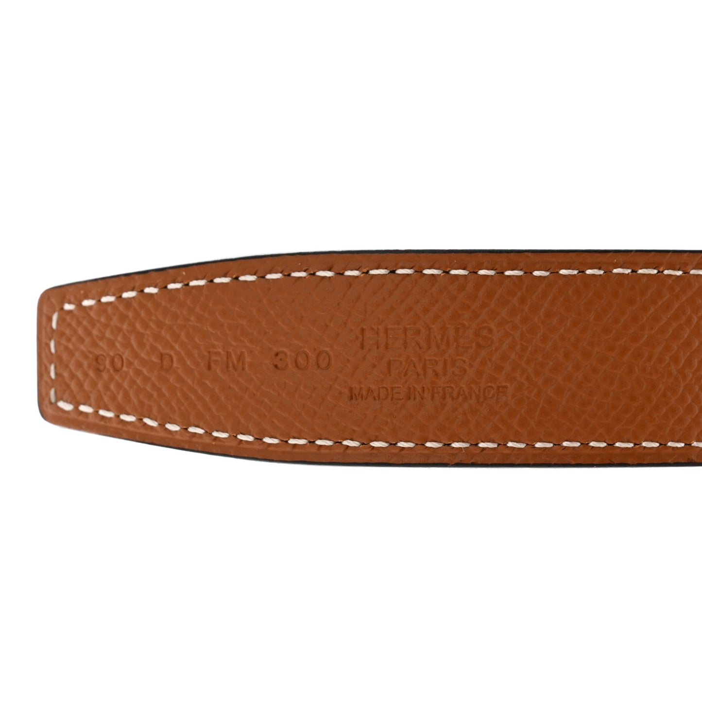 Swift Epsom 24mm Belt Strap 90 Black Gold