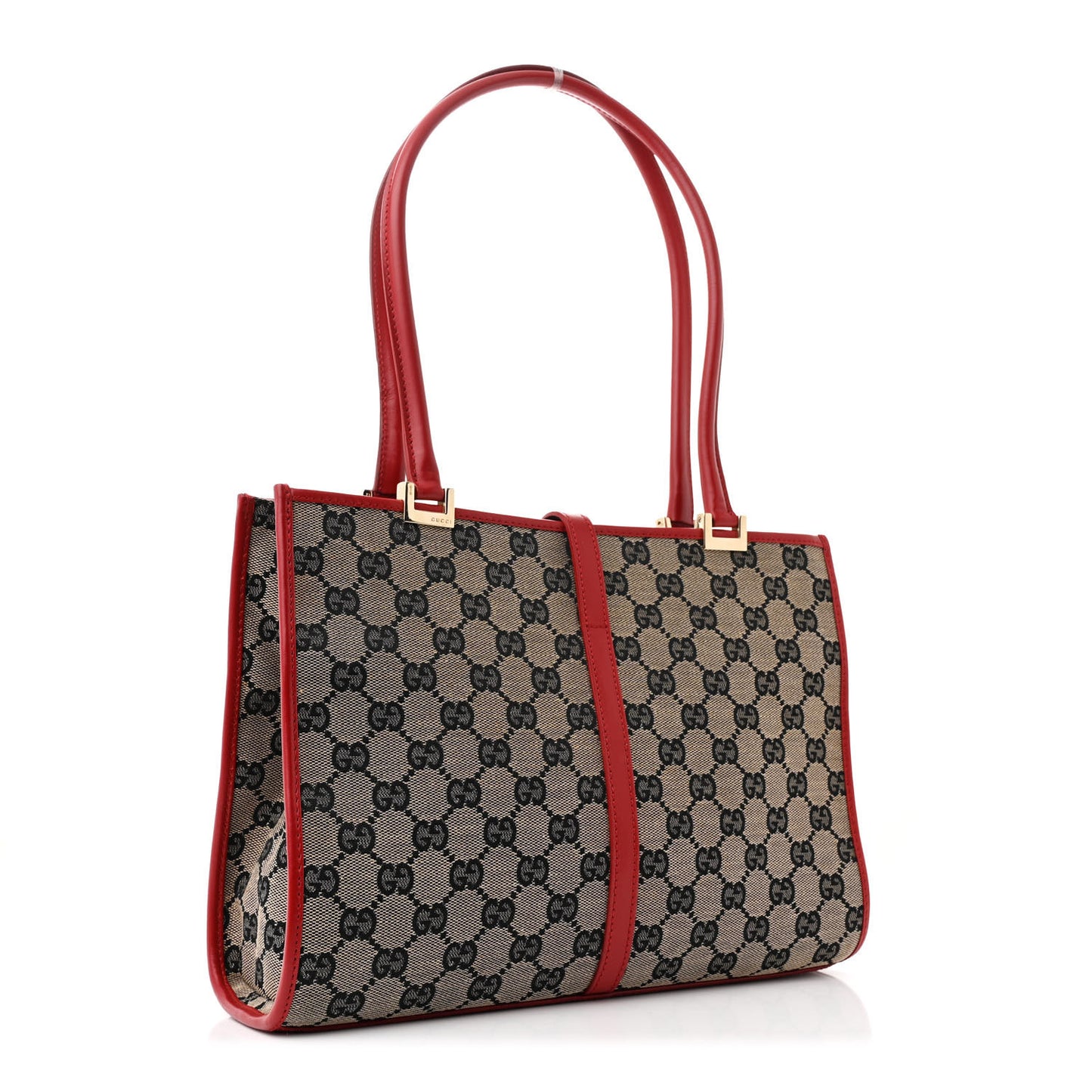 Monogram Small Bardot Shoulder Bag Red