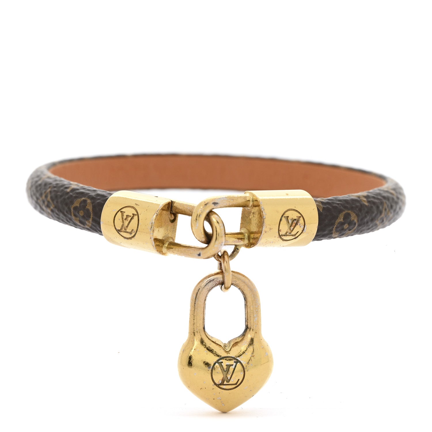 LOUIS VUITTON ロゴ入りストラップ Louis Vuitton Women's Green Leather New Wave Zip Pull / Keychain
