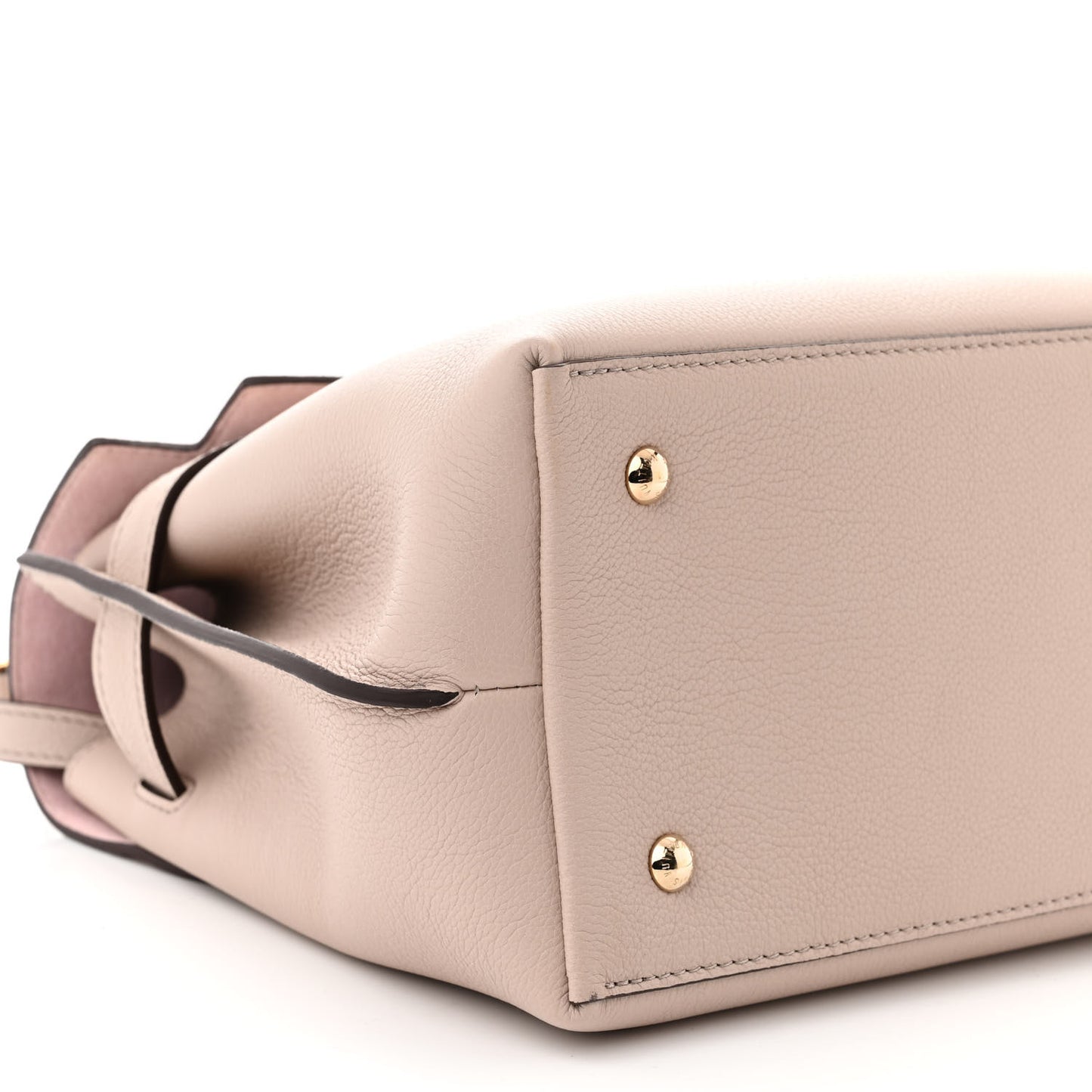 Soft Calfskin Lockme Ever MM Greige