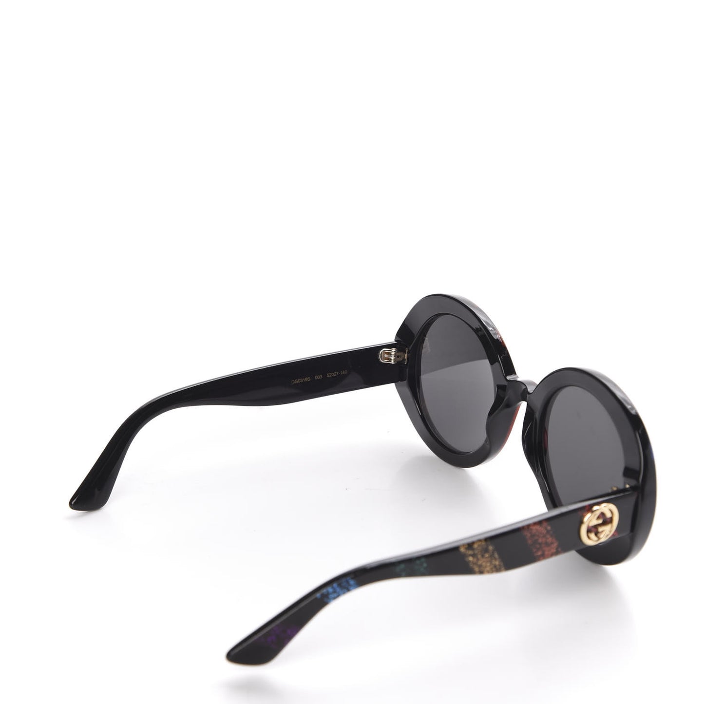 Acetate Round Glitter GG0319S Sunglasses Rainbow