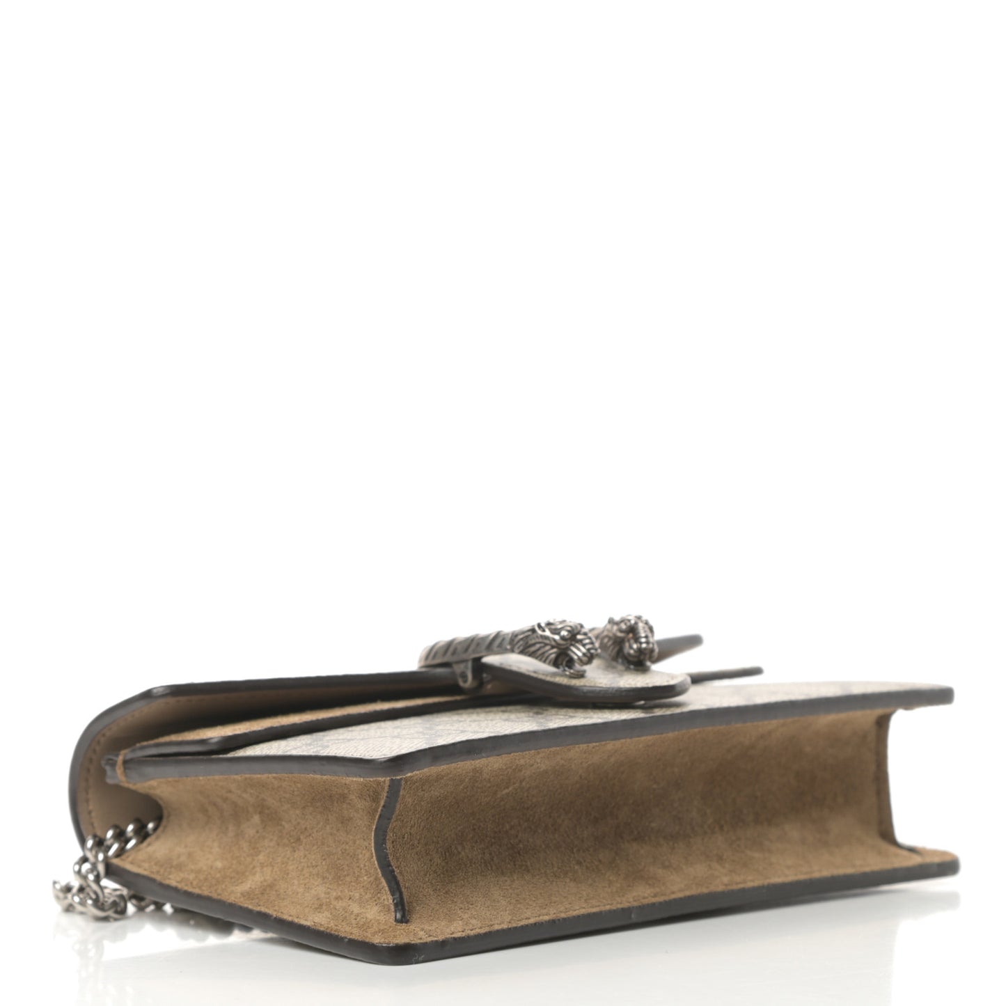 GG Supreme Monogram Super Mini Dionysus Shoulder Bag Taupe