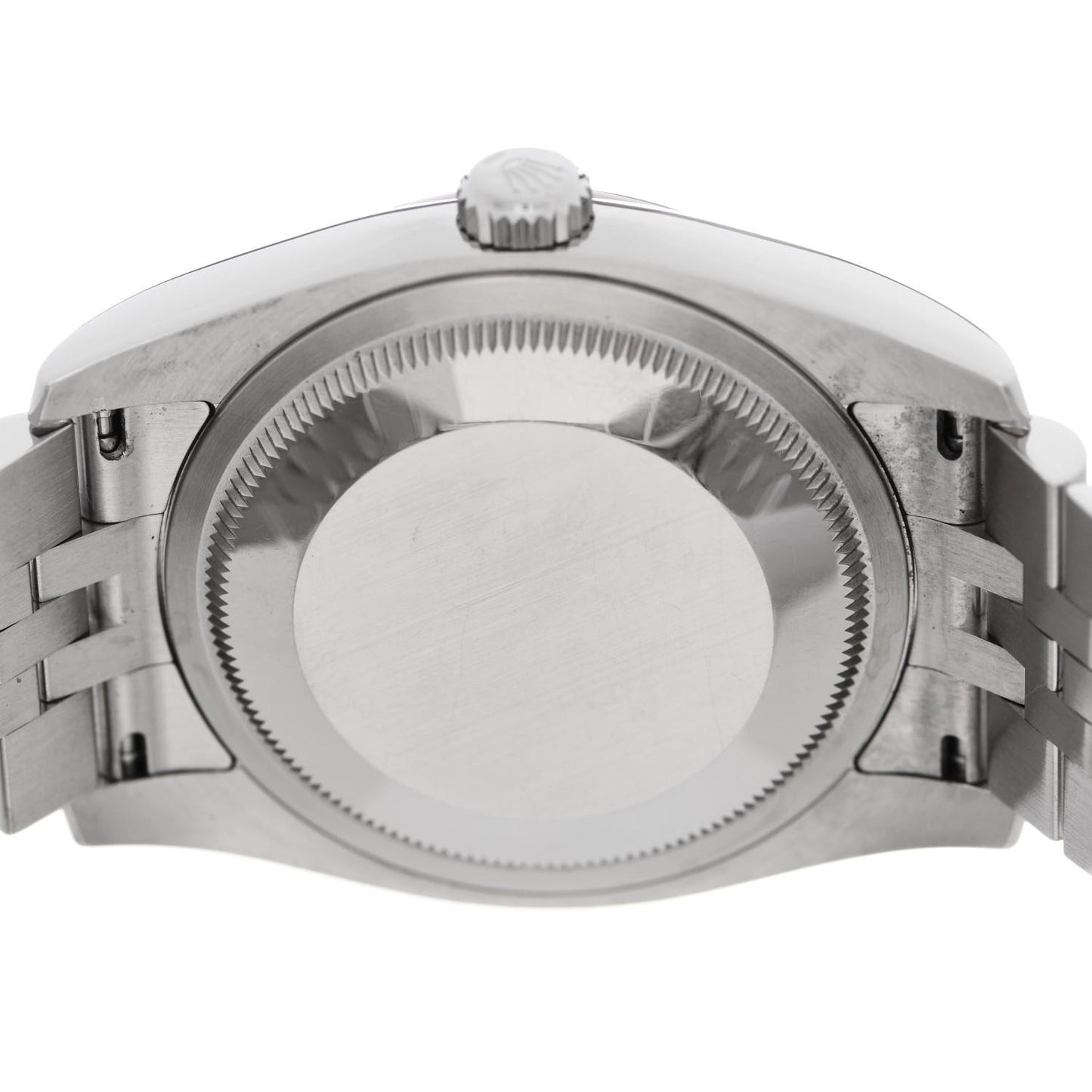 Stainless Steel 18K White Gold Diamond 36mm Oyster Perpetual Datejust Watch Silver 116234