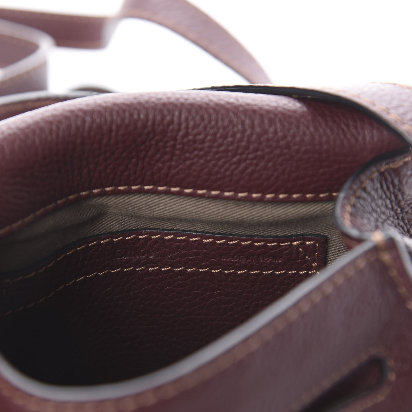 Calfskin Mini Marcie Round Crossbody Bag Dark Velvet