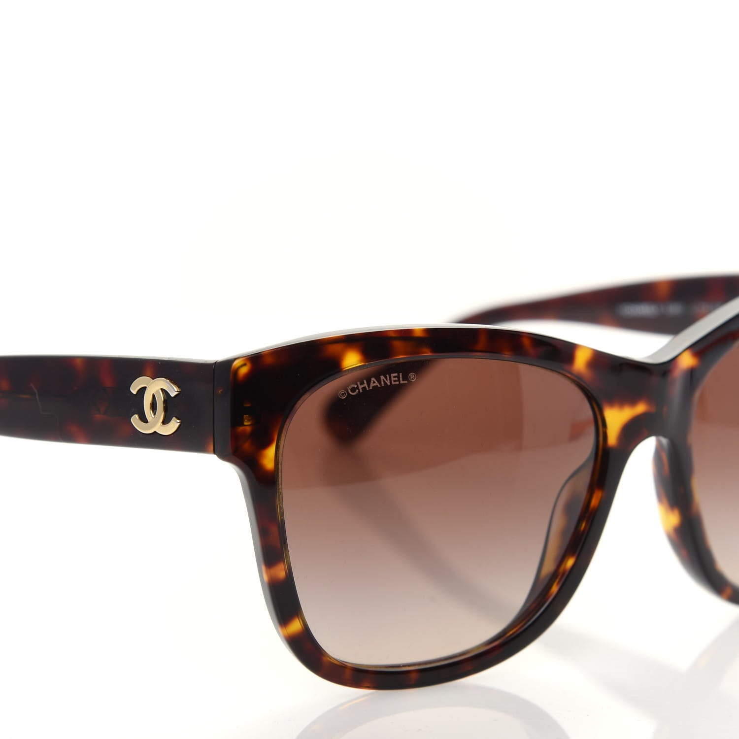 Chanel Acetate Runway Square Sunglasses 5380 Dark Tortoise 7 of 8