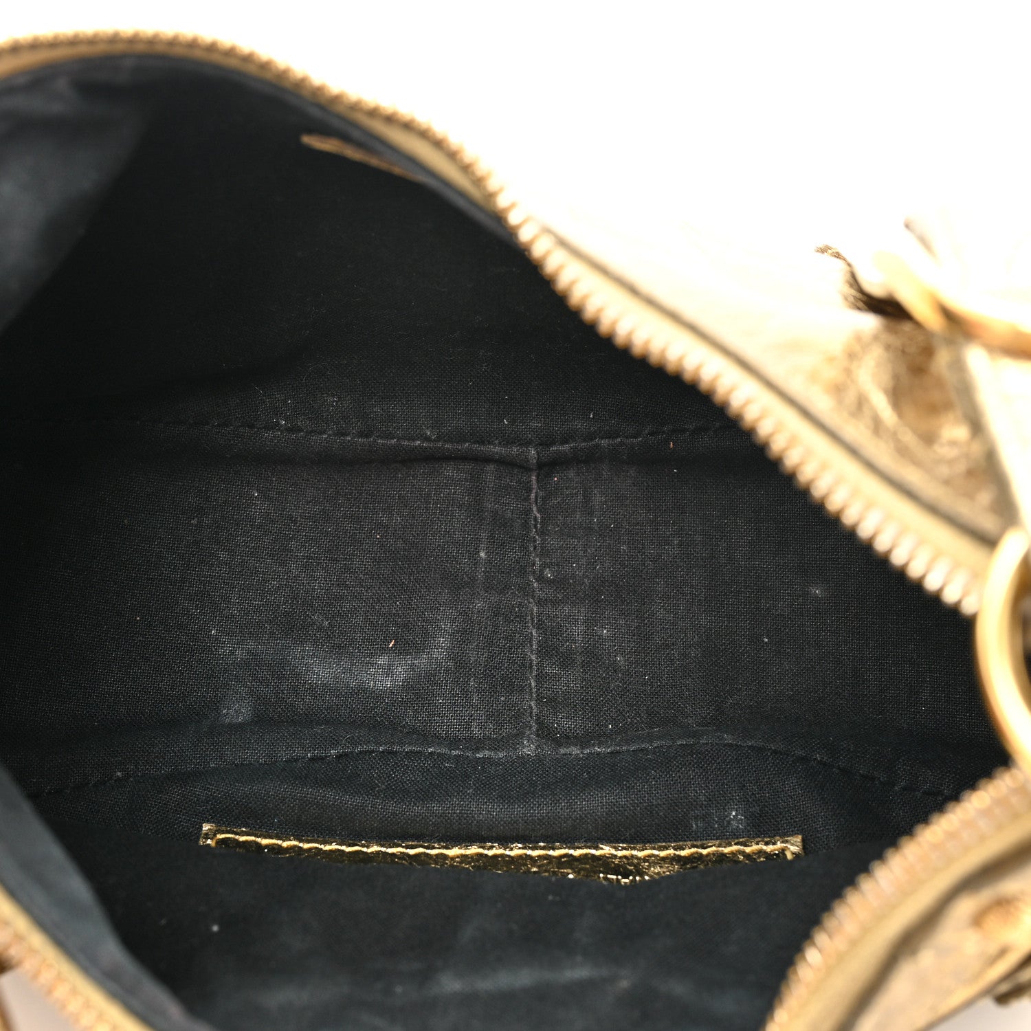 Balenciaga Metallic Agneau Arena Le Cagole Shoulder Bag XS Gold 5 of 18