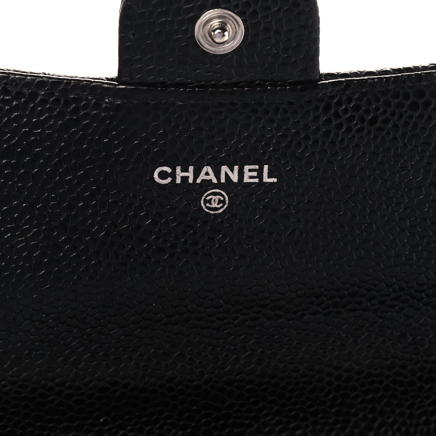 Chanel Caviar Quilted Large Gusset Flap Wallet Black 6 of 14