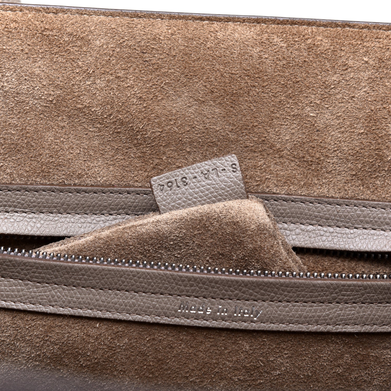 Celine Baby Grained Calfskin Medium Phantom Luggage Taupe 9 of 11