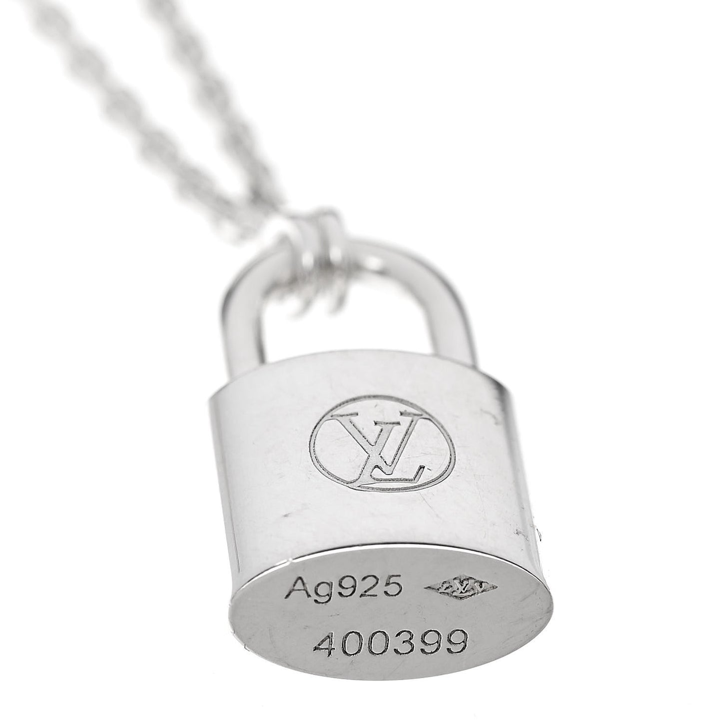Sterling Silver Lockit Necklace