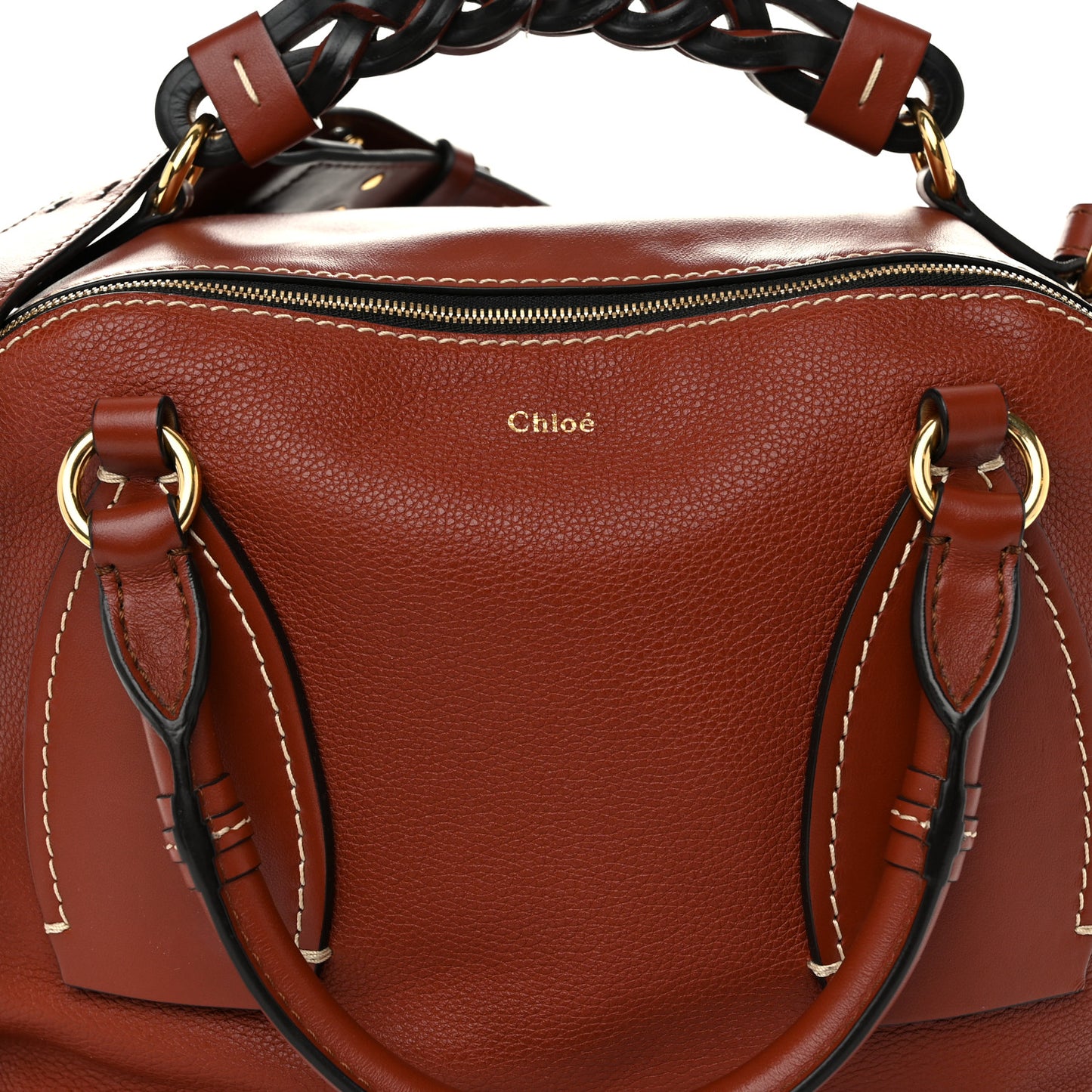 Calfskin Medium Daria Sepia Brown